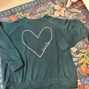 good hYOUman Teal Sweatshirt